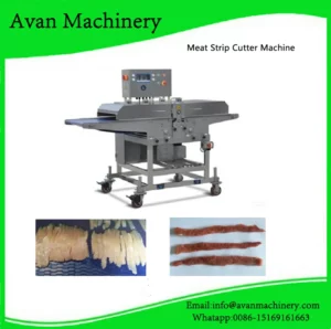 meat strip slicer machine