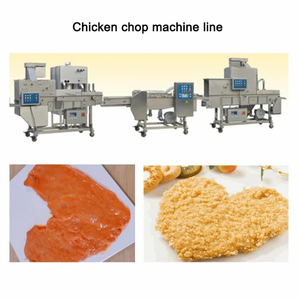 chicken chop machine line