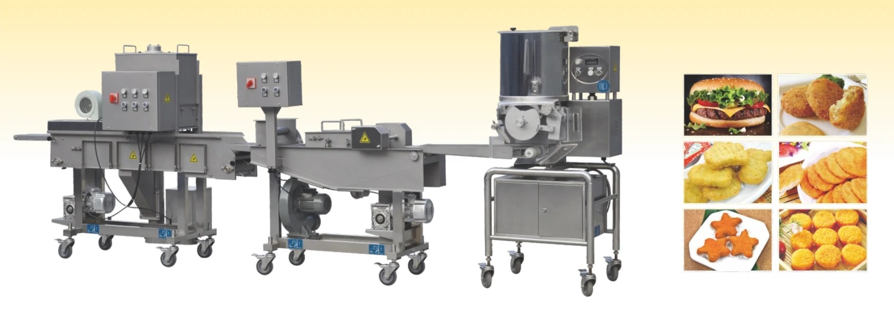Nuggets and Patties Machine
